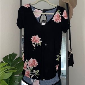 Dynamite Keyhole Back Detail Tunic Tee